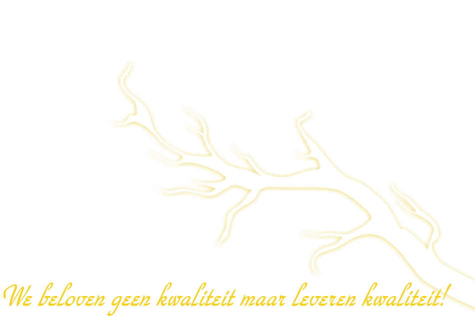 We beloven geen kwaliteit maar leveren kwaliteit!